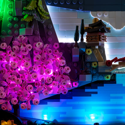 Light Kit For LEGO Japanese Cherry Blossom Landscape 31218