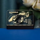 LED Acrylic Nameplate Nameplate for The Globe