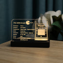 LED Acrylic Nameplate for ICONS PAC-MAN Arcade