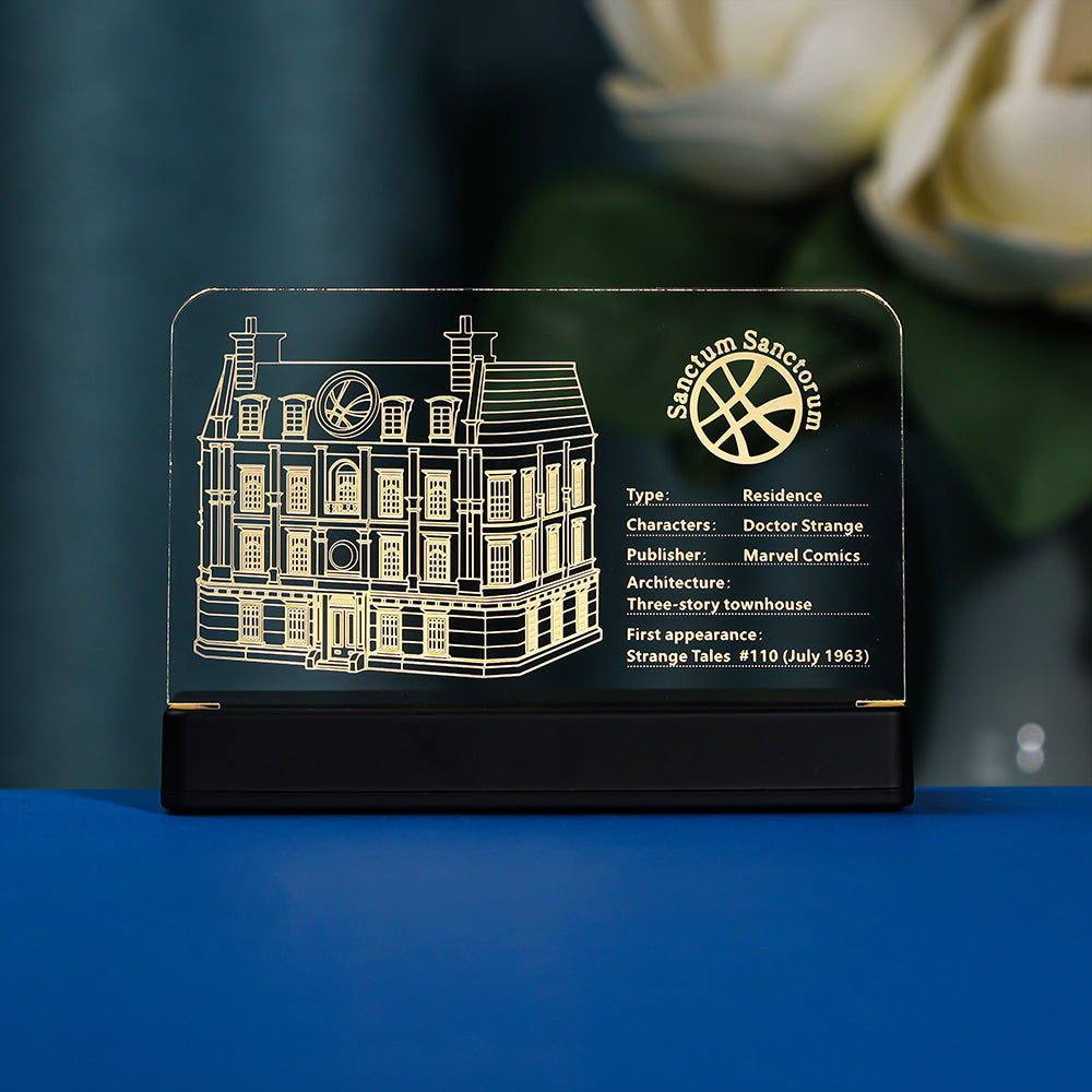 LED Acrylic Nameplate for Sanctum Sanctorum #76218