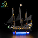 LED Light Kit for Captain Jack Sparrow's Pirate Ship 10365