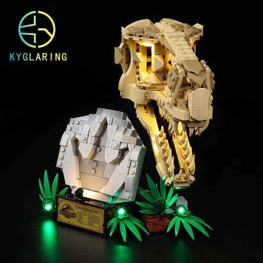 Led Lighting Set for Dinosaur Fossils: T. rex Skull 76964