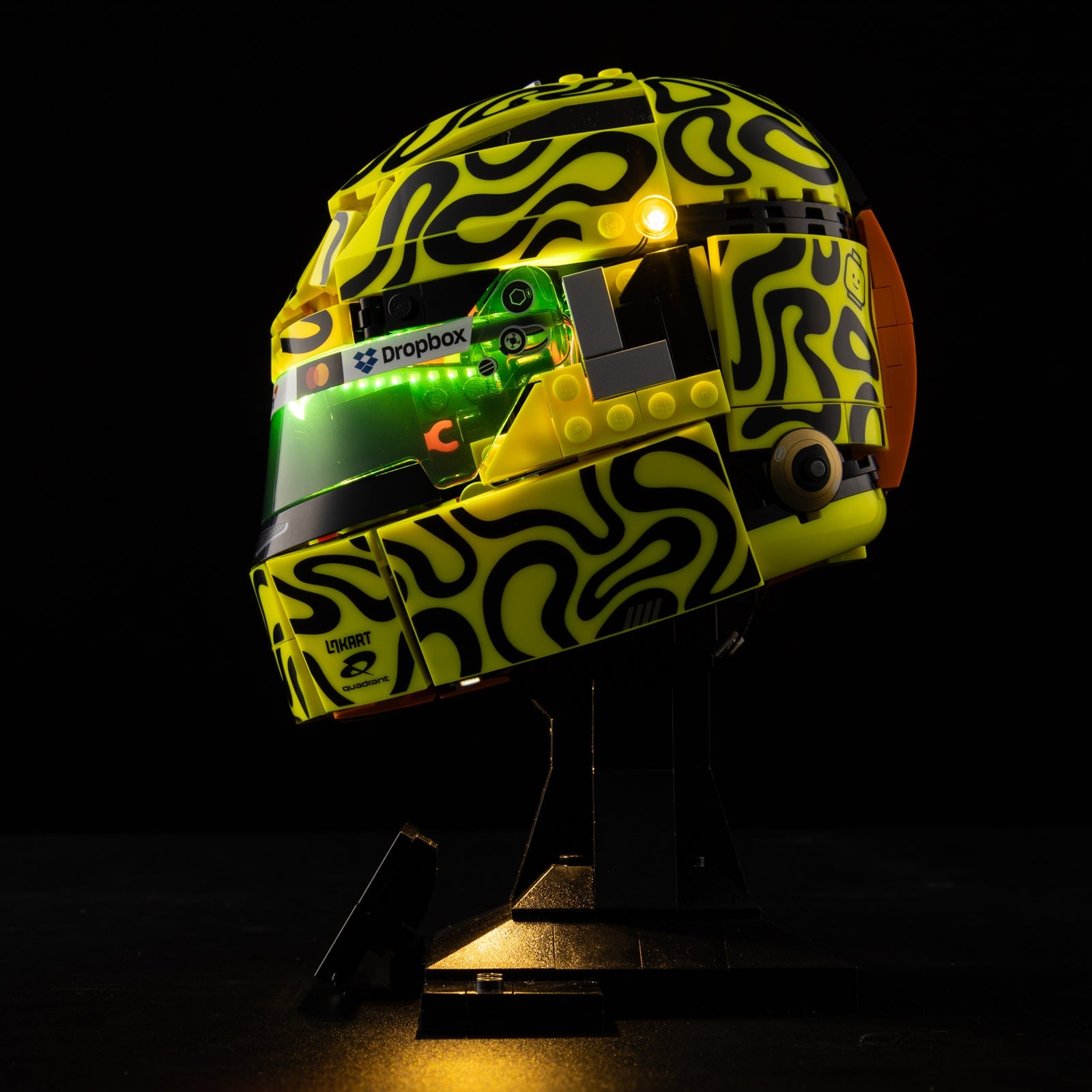 Light Kit For LEGO Lando Norris Helmet 43023 - 4-on