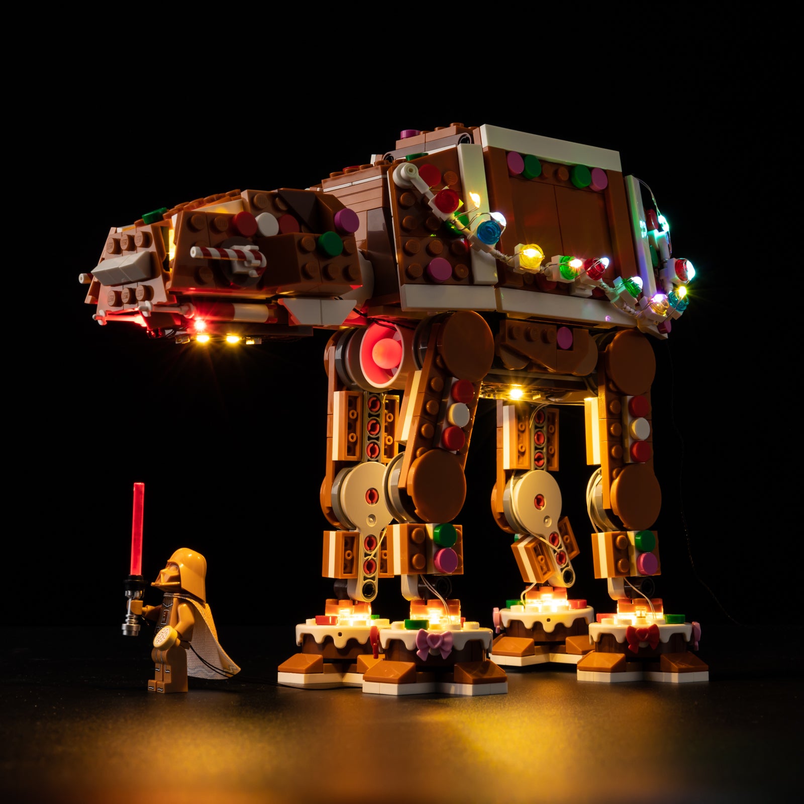 Low angle view of Star Wars Gingerbread AT-AT Walker