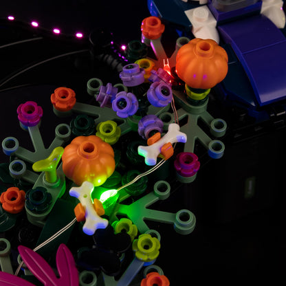 Light Kit For LEGO Halloween Wreath 40825 - 40825-Halloween-Wreath-8-details