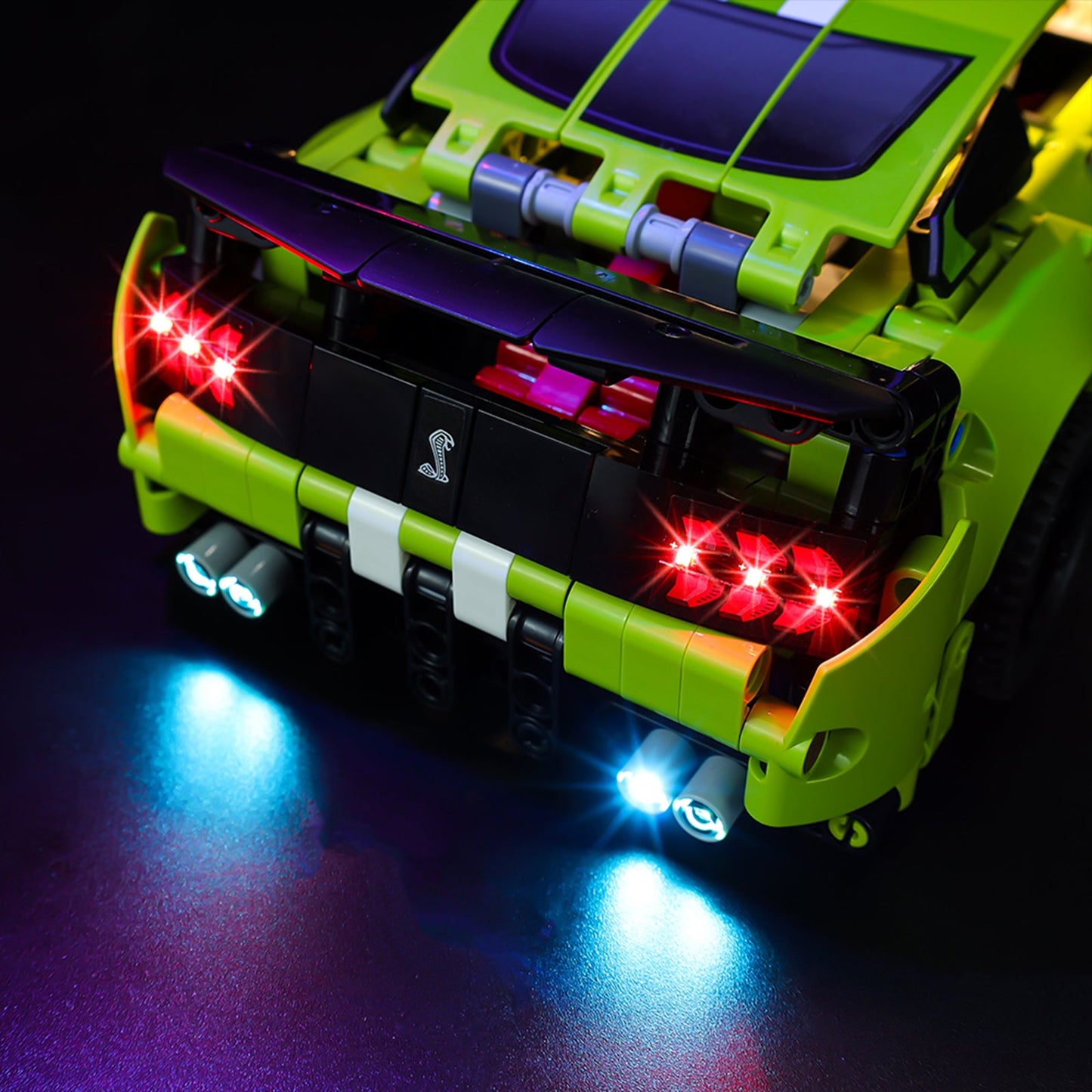 Light Kit For LEGO Ford Mustang Shelby GT500 42138 - 42138-Ford-Mustang-Shelby-GT500-11-details