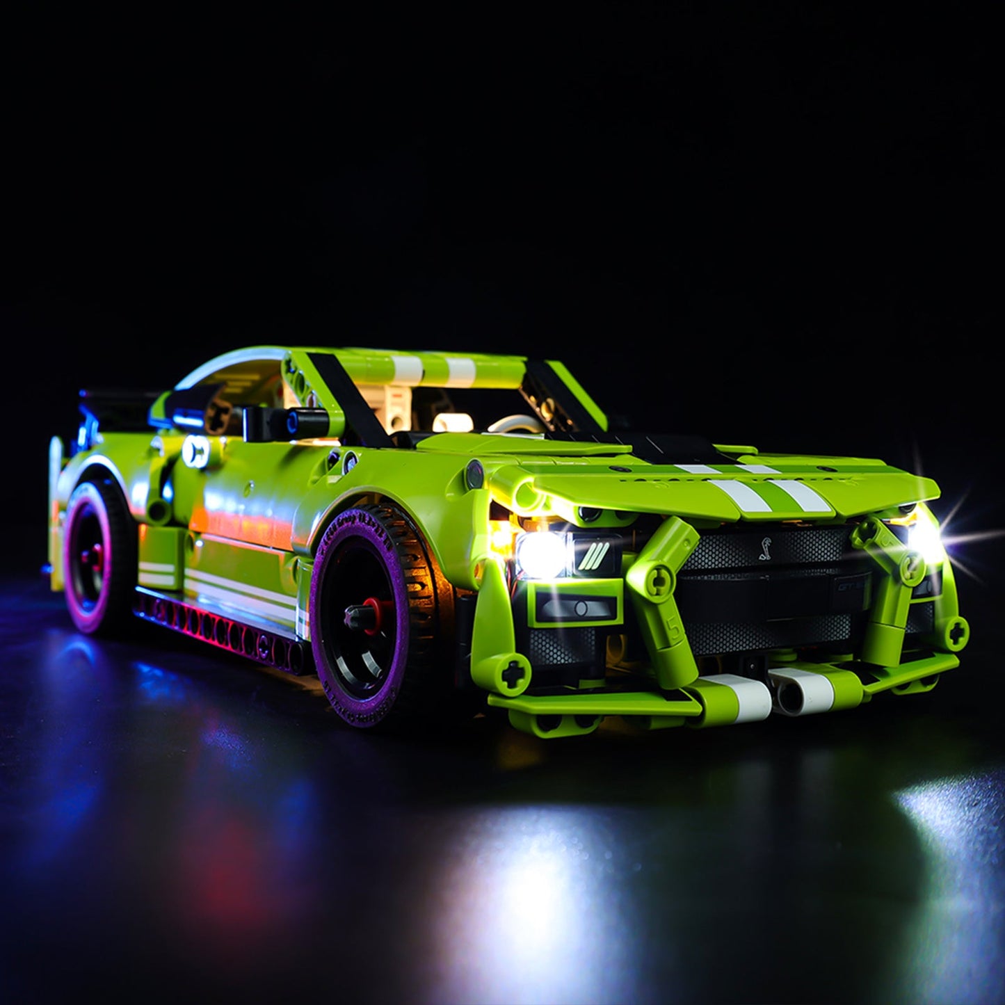 Light Kit For LEGO Ford Mustang Shelby GT500 42138 - 42138-Ford-Mustang-Shelby-GT500-3-on