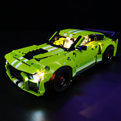Light Kit For LEGO Ford Mustang Shelby GT500 42138 - 42138-Ford-Mustang-Shelby-GT500-6-on