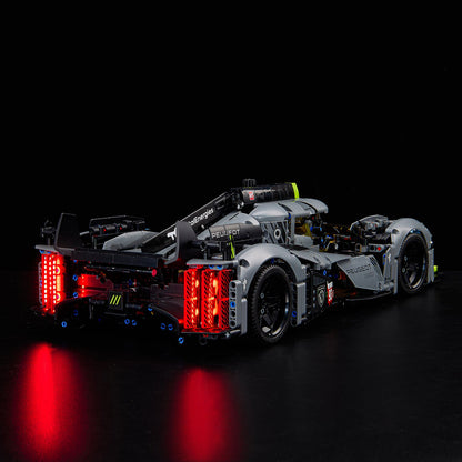Light Kit For LEGO Peugeot 9X8 24H Le Mans Hybrid Hypercar 42156 - 42156-Peugeot-9X8-24H-Le-Mans-Hybrid-Hypercar-10-on