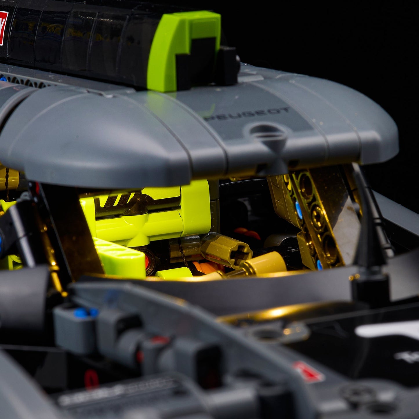 Light Kit For LEGO Peugeot 9X8 24H Le Mans Hybrid Hypercar 42156 - 42156-Peugeot-9X8-24H-Le-Mans-Hybrid-Hypercar-14-details