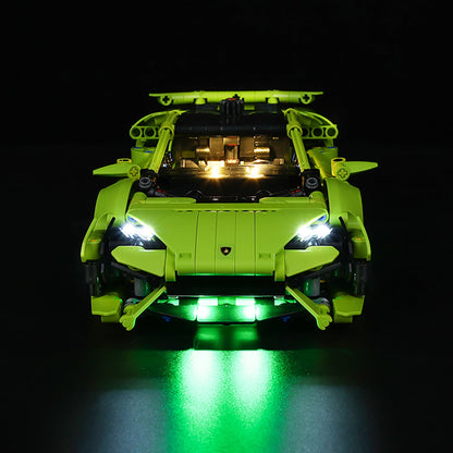 Light Kit For LEGO Lamborghini Huracan Tecnica 42161 - 42161-Lamborghini-Huracan-Tecnica-5-on