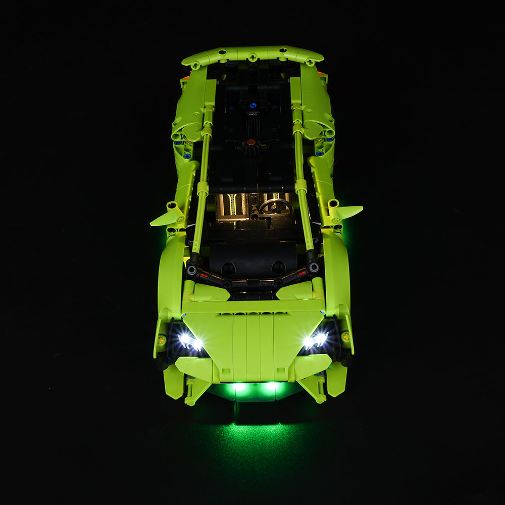 Light Kit For LEGO Lamborghini Huracan Tecnica 42161 - 42161-Lamborghini-Huracan-Tecnica-6-on