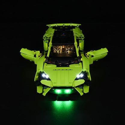 Light Kit For LEGO Lamborghini Huracan Tecnica 42161 - 42161-Lamborghini-Huracan-Tecnica-7-on