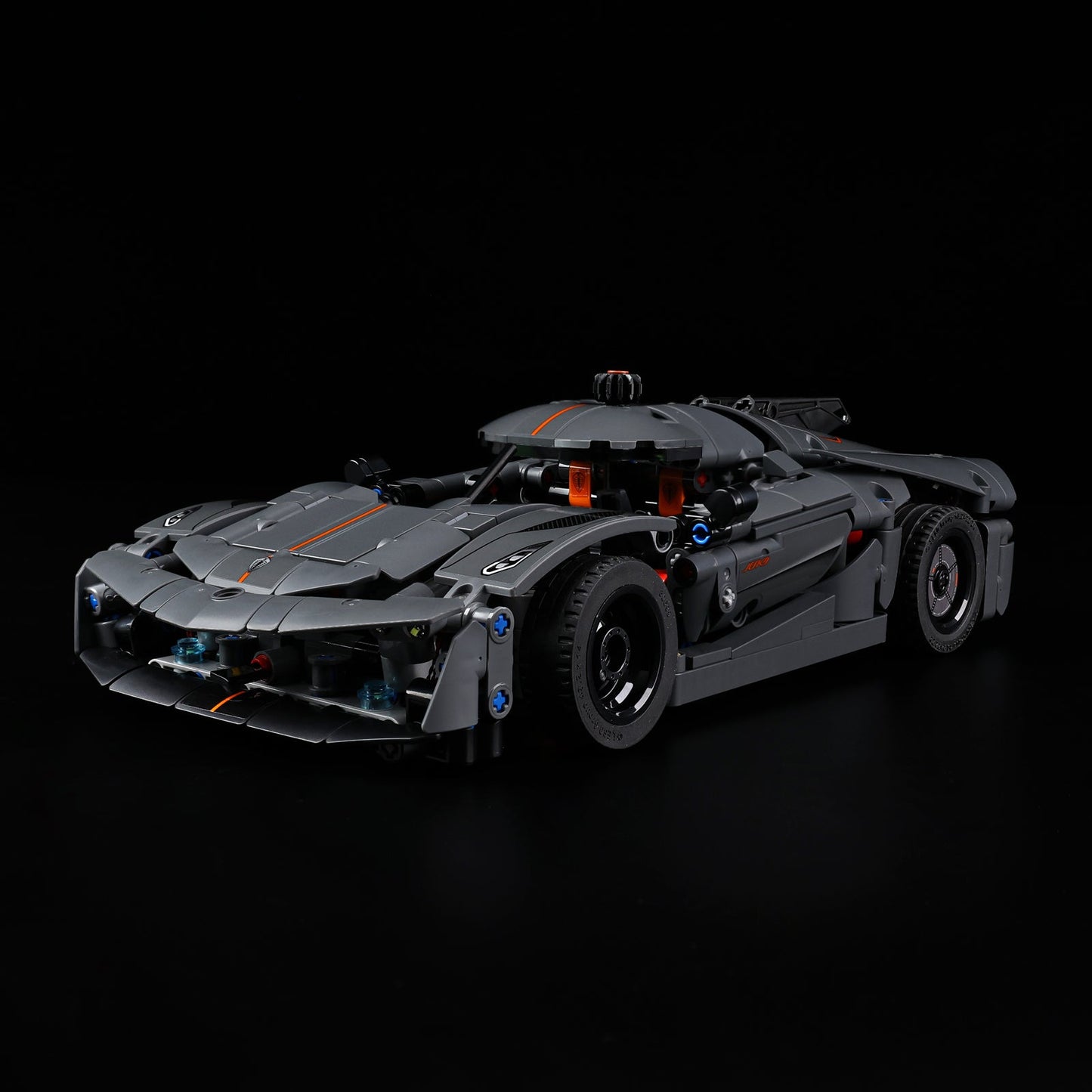 Light Kit For LEGO Koenigsegg Jesko Absolut Grey Hypercar 42173 - 42173-Koenigsegg-Jesko-Absolut-Grey-Hypercar-1-off