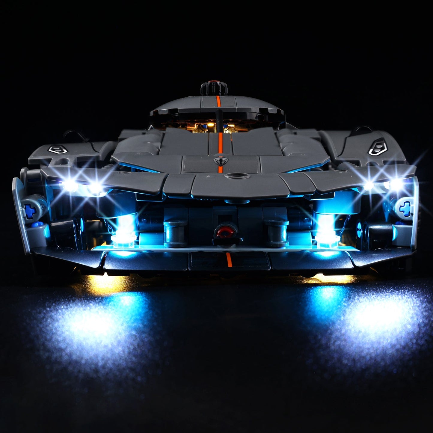Light Kit For LEGO Koenigsegg Jesko Absolut Grey Hypercar 42173 - 42173-Koenigsegg-Jesko-Absolut-Grey-Hypercar-12-details