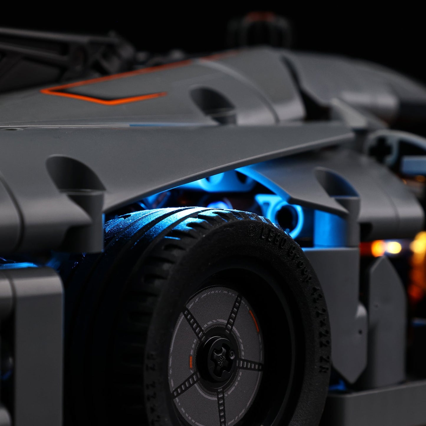 Light Kit For LEGO Koenigsegg Jesko Absolut Grey Hypercar 42173 - 42173-Koenigsegg-Jesko-Absolut-Grey-Hypercar-15-details