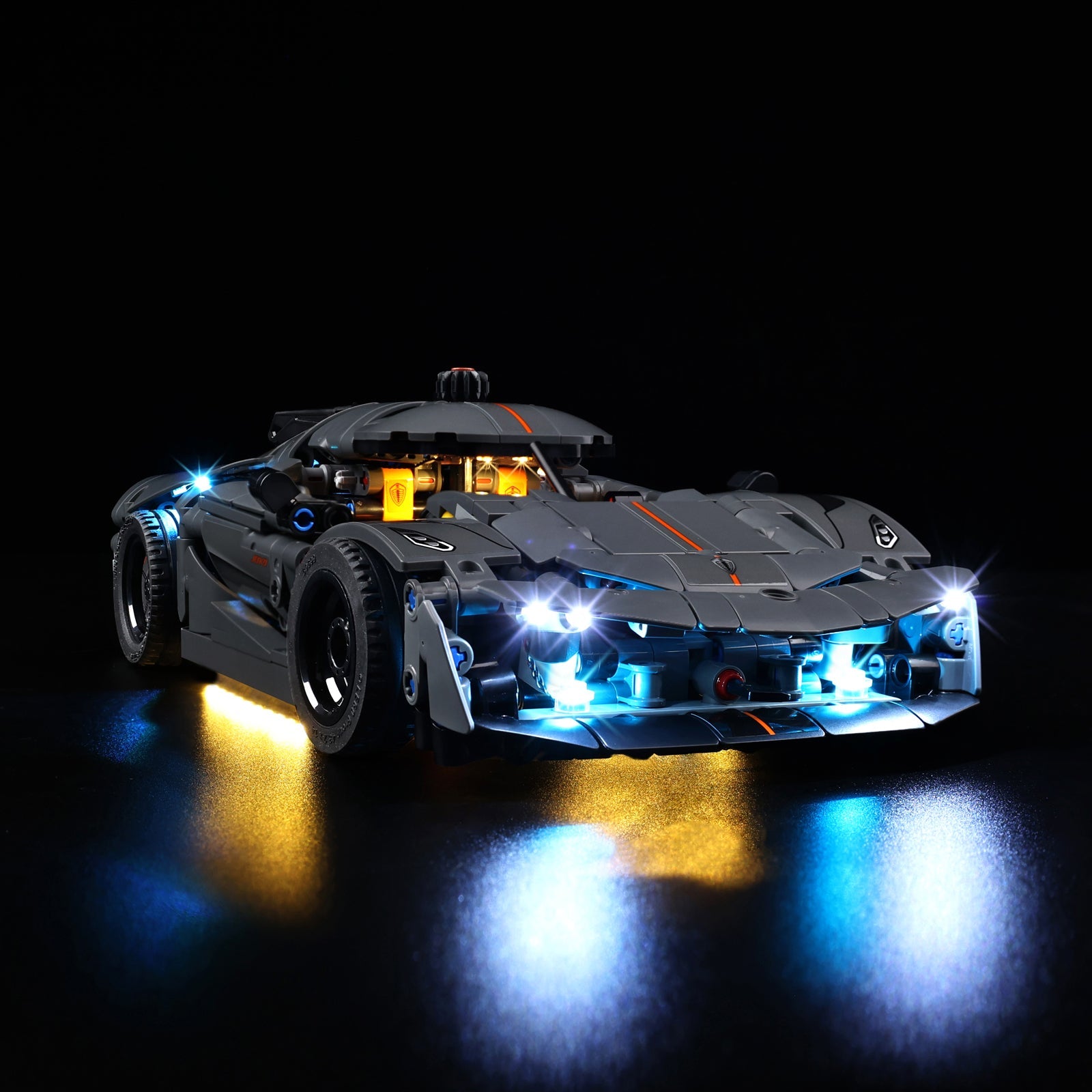 Light Kit For LEGO Koenigsegg Jesko Absolut Grey Hypercar 42173 - 42173-Koenigsegg-Jesko-Absolut-Grey-Hypercar-2-on