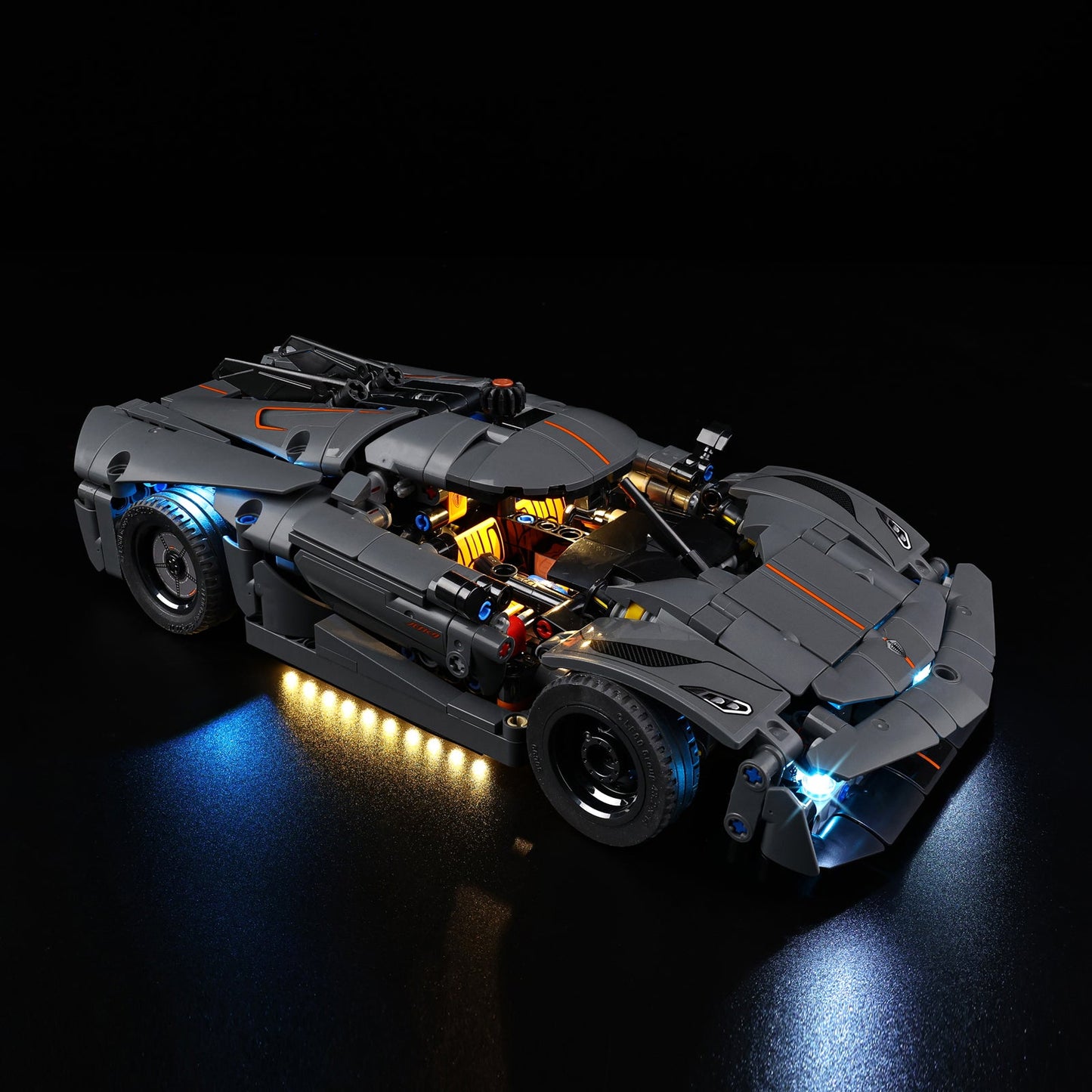 Light Kit For LEGO Koenigsegg Jesko Absolut Grey Hypercar 42173 - 42173-Koenigsegg-Jesko-Absolut-Grey-Hypercar-7-on