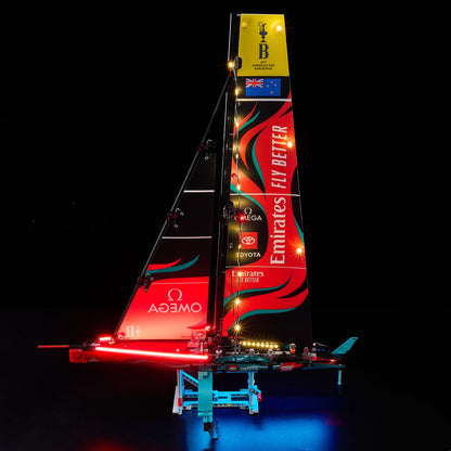 Light Kit For LEGO Emirates Team New Zealand AC75 Racing Yacht 42174 - 42174-Emirates-Team-New-Zealand-AC75-Racing-Yacht-2-on