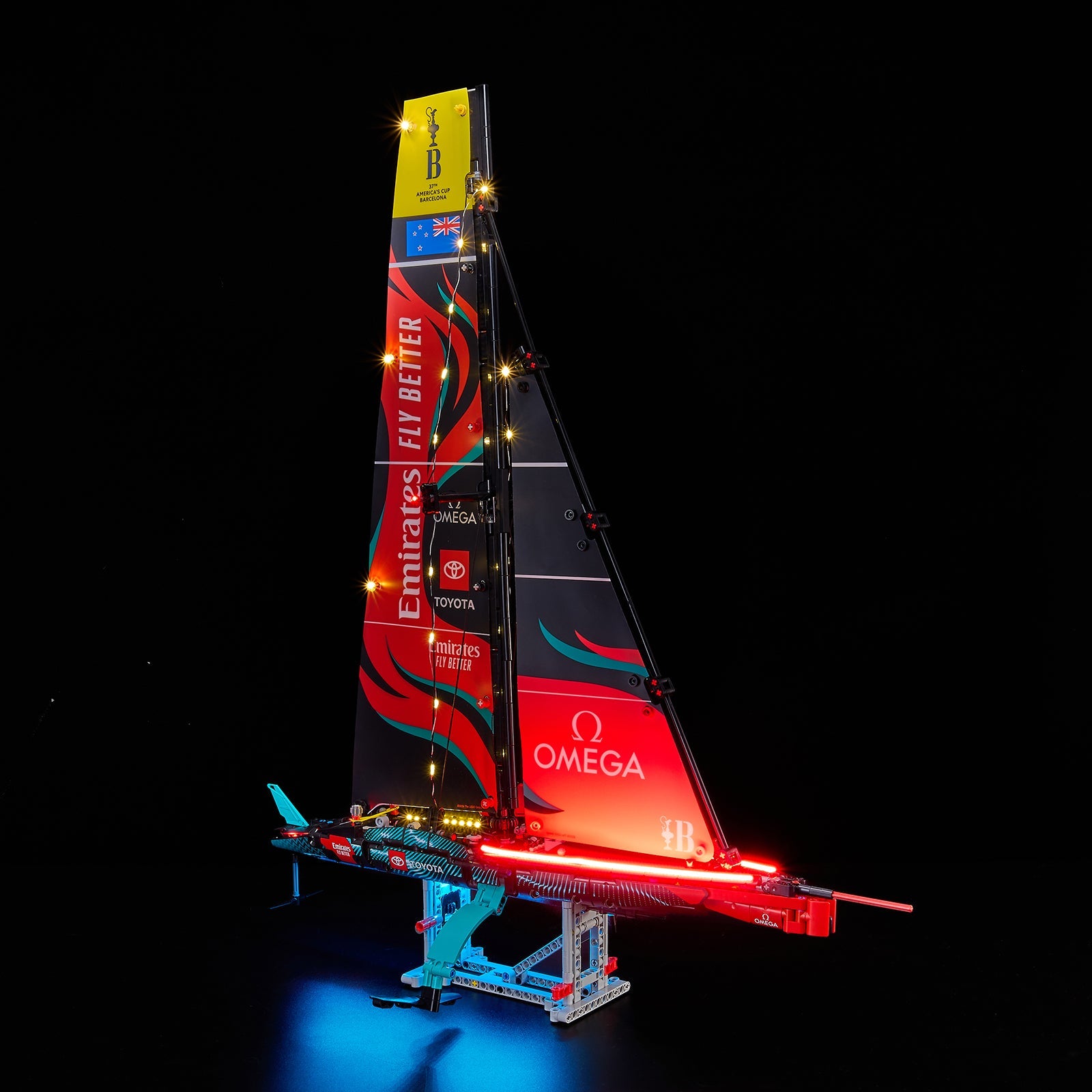 Light Kit For LEGO Emirates Team New Zealand AC75 Racing Yacht 42174 - 42174-Emirates-Team-New-Zealand-AC75-Racing-Yacht-5-on