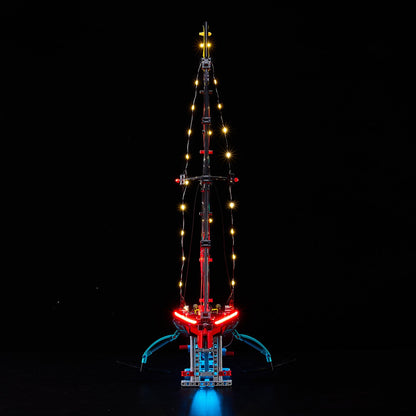 Light Kit For LEGO Emirates Team New Zealand AC75 Racing Yacht 42174 - 42174-Emirates-Team-New-Zealand-AC75-Racing-Yacht-7-details