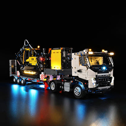 Light Kit For LEGO Volvo FMX Truck & EC230 Electric Excavator 42175 - 42175-2-on