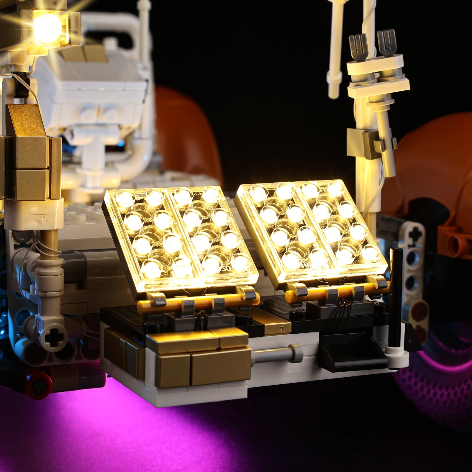 Light Kit For LEGO NASA Apollo Lunar Roving Vehicle - LRV 42182 - 42182-8-details