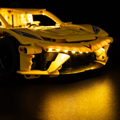 Light Kit For LEGO Chevrolet Corvette Stingray 42205 - 42205-13-details