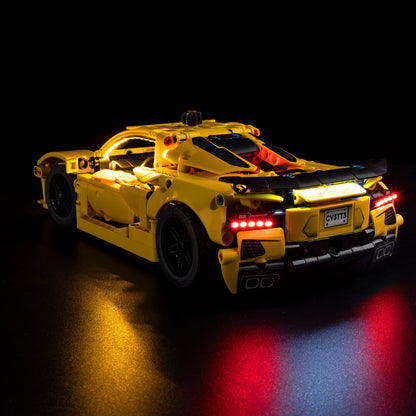 Light Kit For LEGO Chevrolet Corvette Stingray 42205 - 42205-2-on