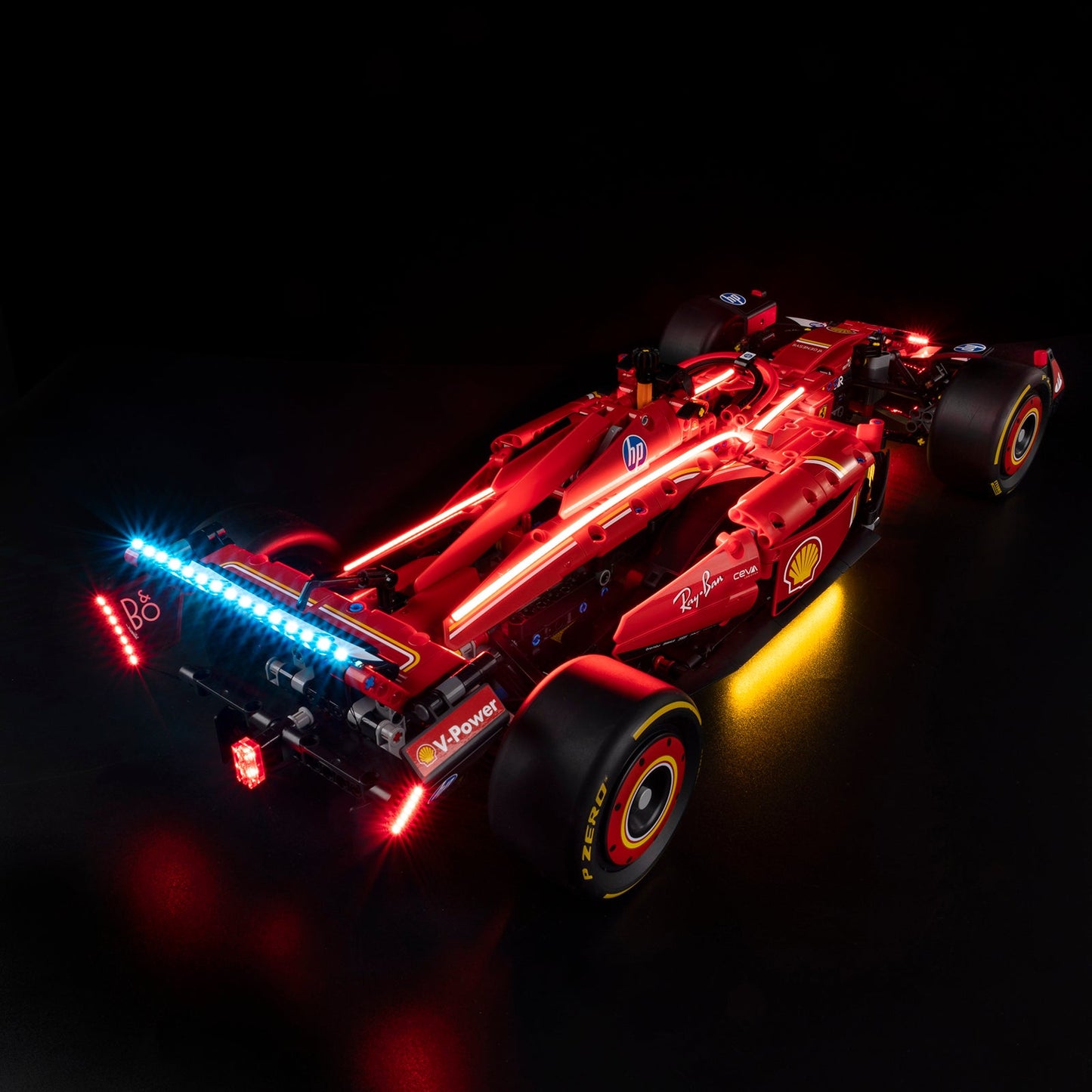 Light Kit For LEGO Ferrari SF-24 F1 Car 42207 - 42207-2-on