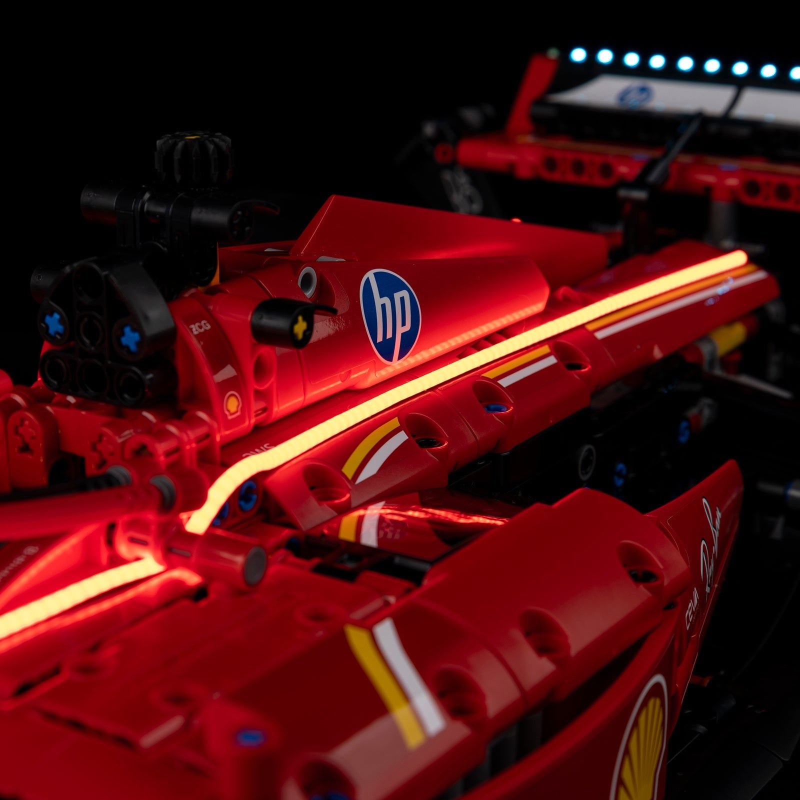 Light Kit For LEGO Ferrari SF-24 F1 Car 42207 - 42207-6-details