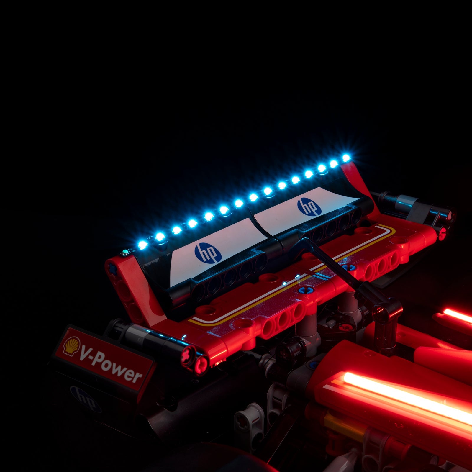 Light Kit For LEGO Ferrari SF-24 F1 Car 42207 - 42207-9-details