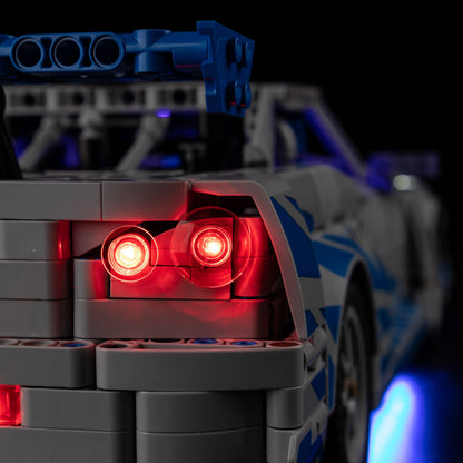 Light Kit For LEGO 2 Fast 2 Furious Nissan Skyline GT-R (R34) 42210 - 42210-10-details