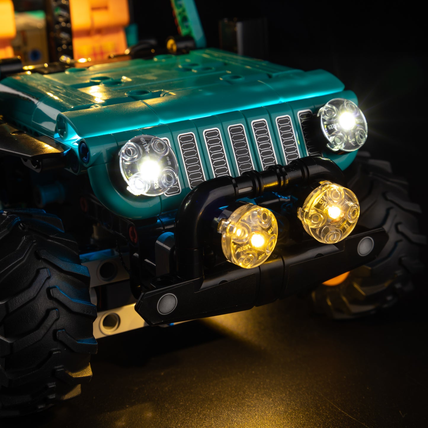 Light Kit For LEGO Jeep® Wrangler Rubicon SUV 42227