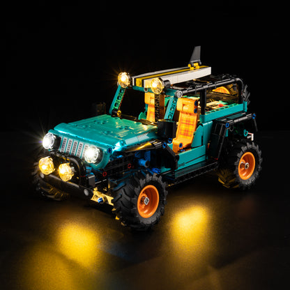 Light Kit For LEGO Jeep® Wrangler Rubicon SUV 42227