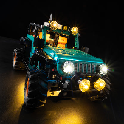 Light Kit For LEGO Jeep® Wrangler Rubicon SUV 42227