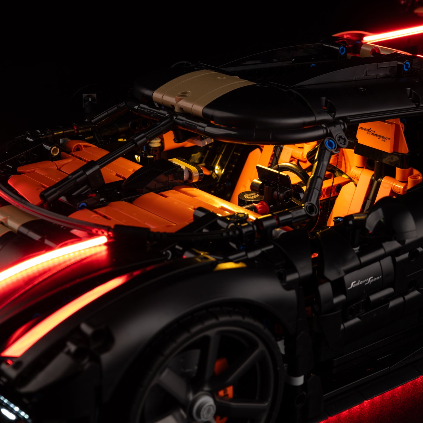 Light Kit For LEGO Koenigsegg Sadair's Spear Megacar 42232