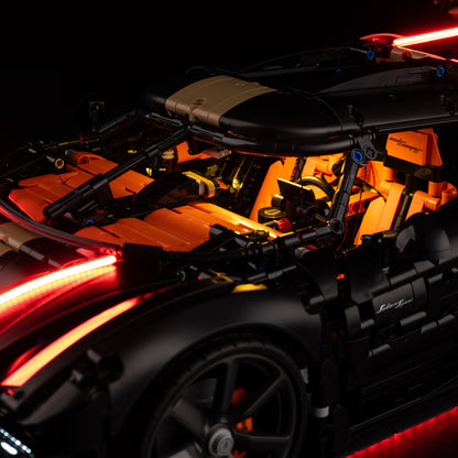 Light Kit For LEGO Koenigsegg Sadair's Spear Megacar 42232