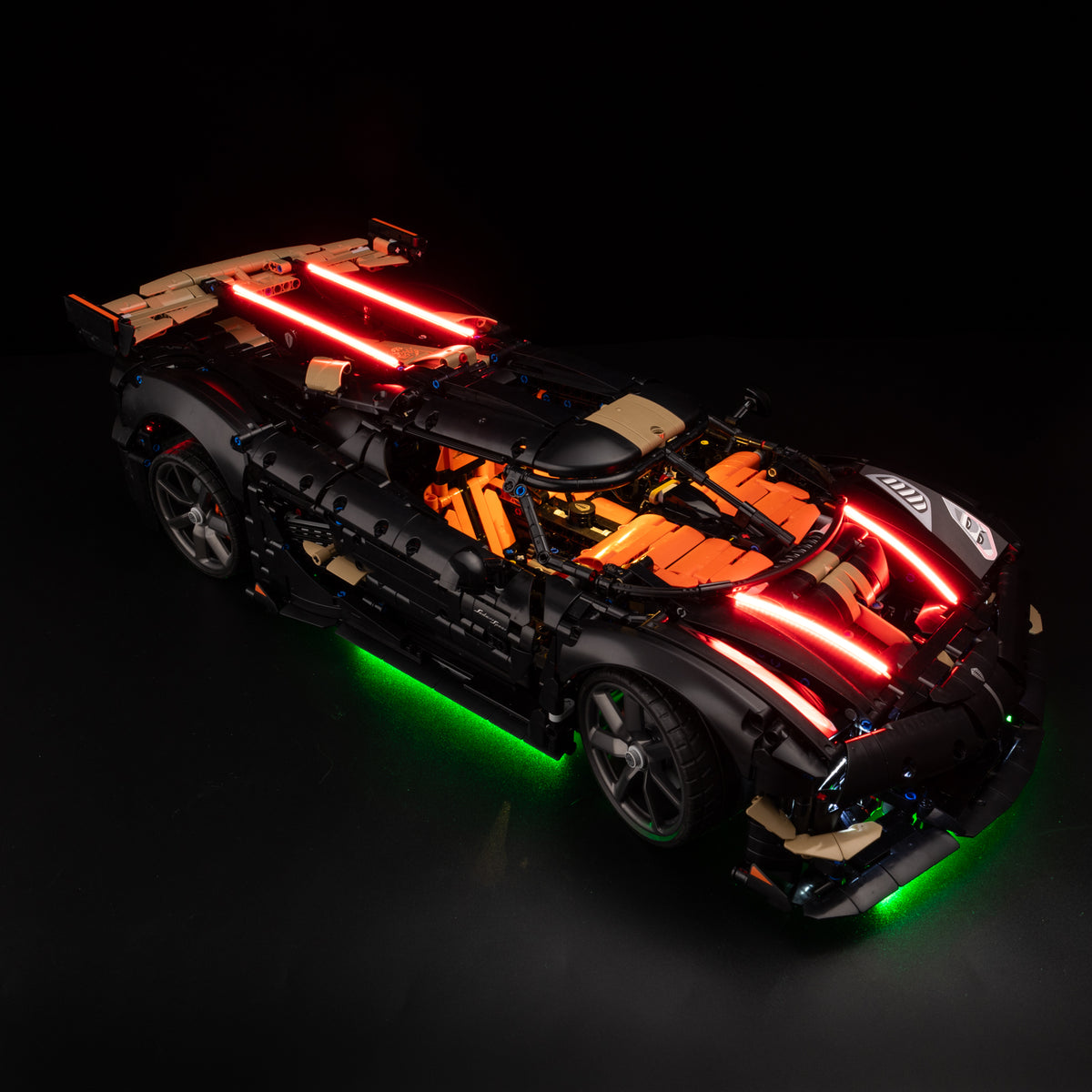 Light Kit For LEGO Koenigsegg Sadair's Spear Megacar 42232