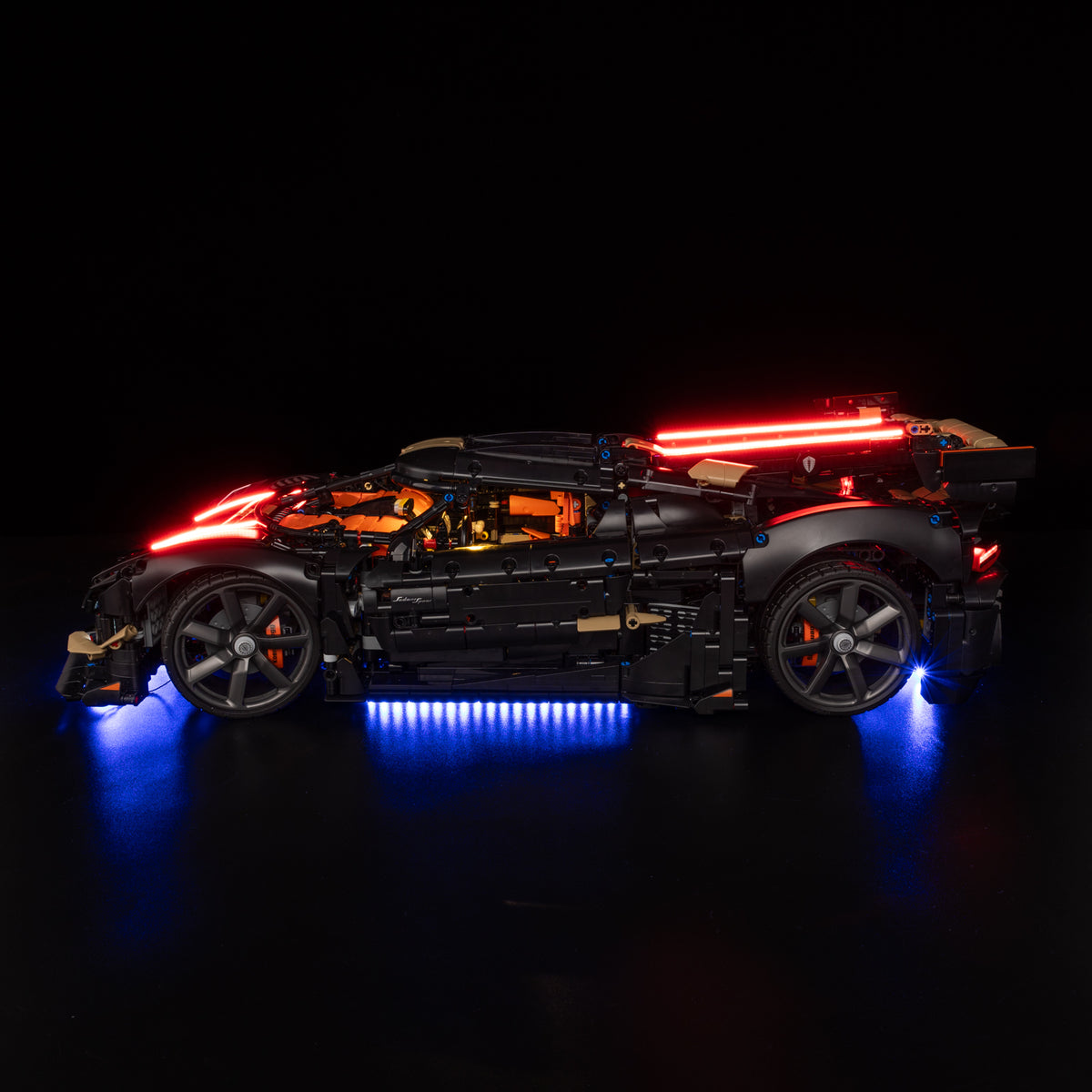 Light Kit For LEGO Koenigsegg Sadair's Spear Megacar 42232