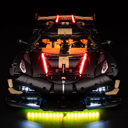 Light Kit For LEGO Koenigsegg Sadair's Spear Megacar 42232
