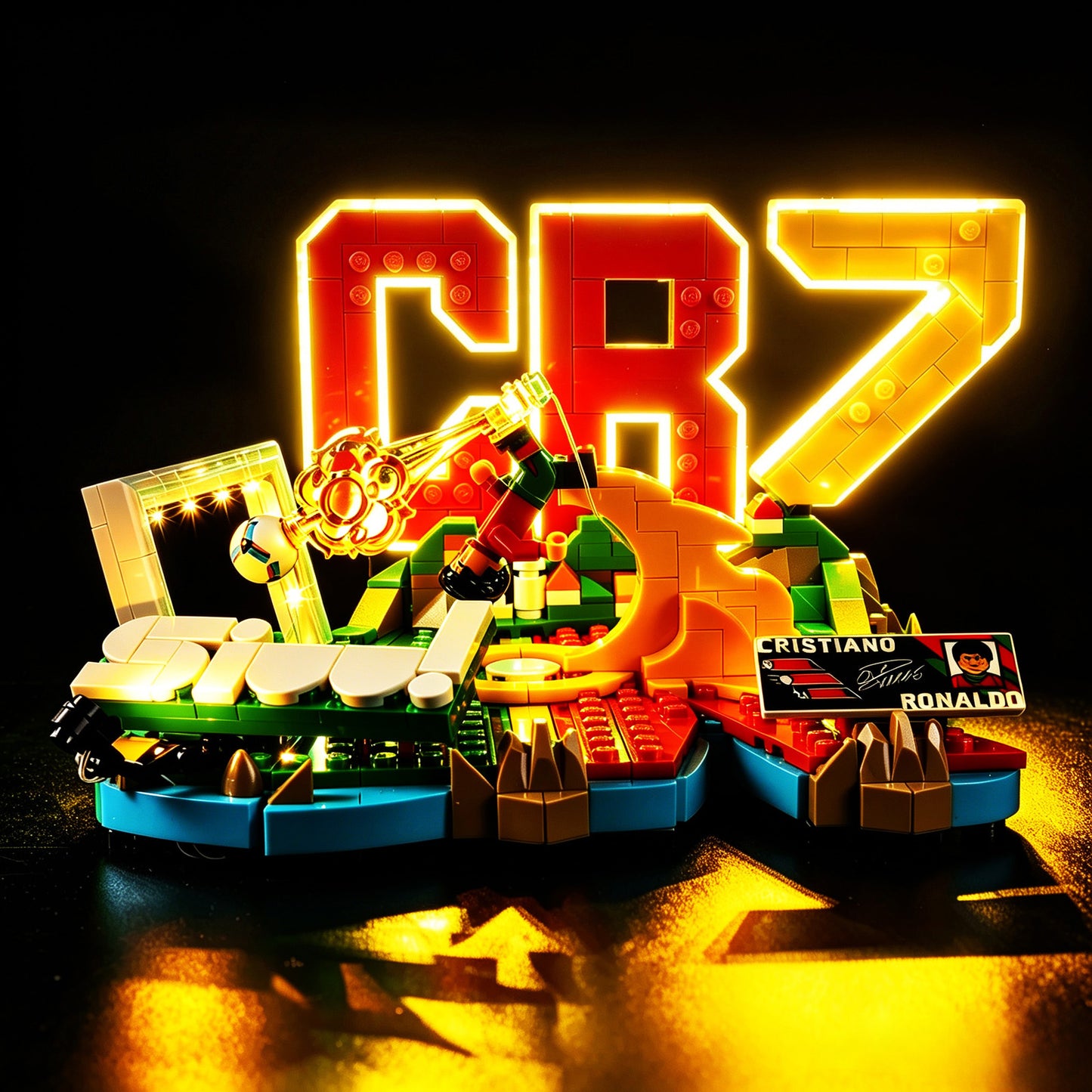 Light Kit For LEGO Cristiano Ronaldo – Soccer Highlights 43012