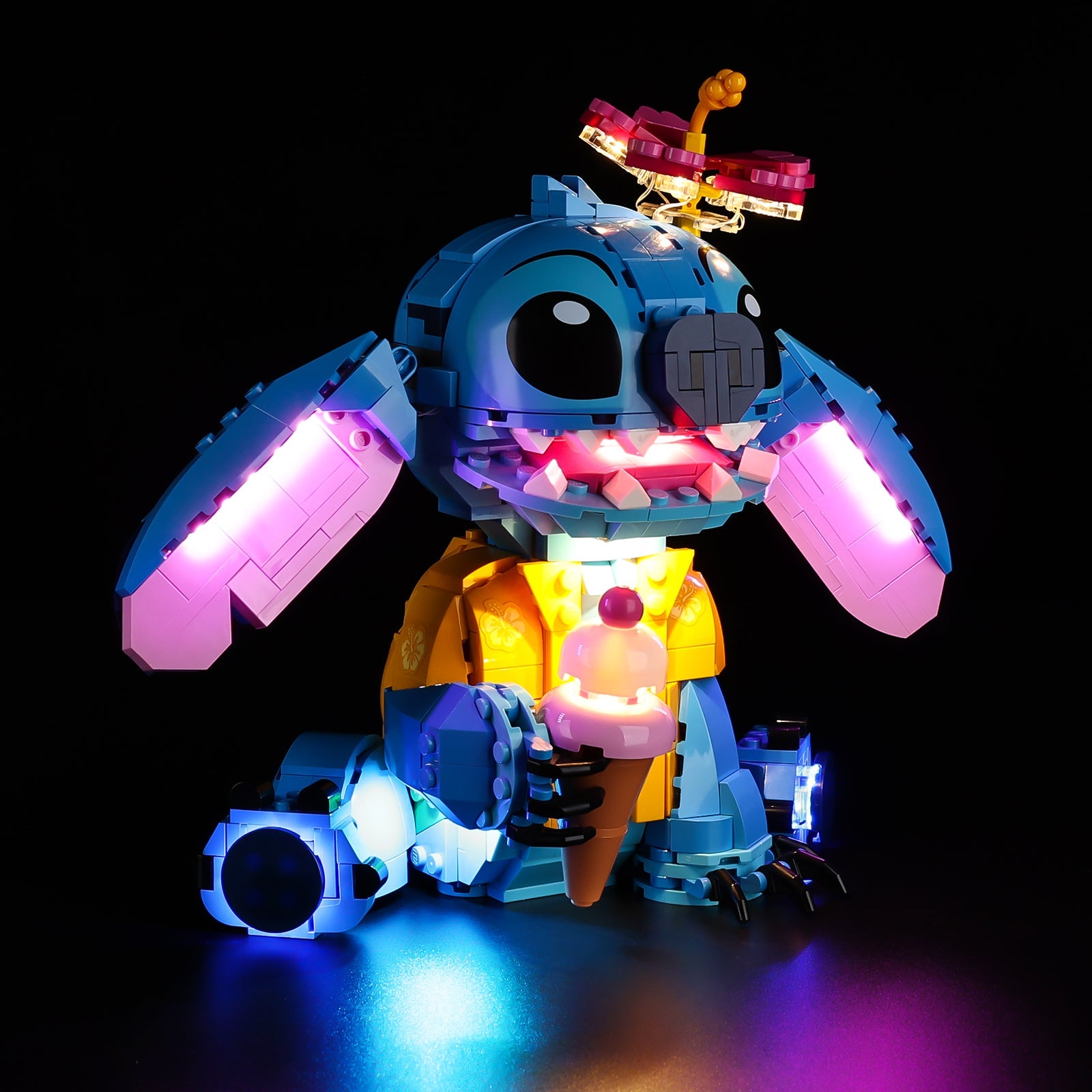 Light Kit For LEGO Stitch 43249 - 43249-Stitch-3-on