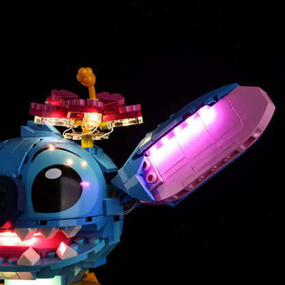 Light Kit For LEGO Stitch 43249 - 43249-Stitch-7-details