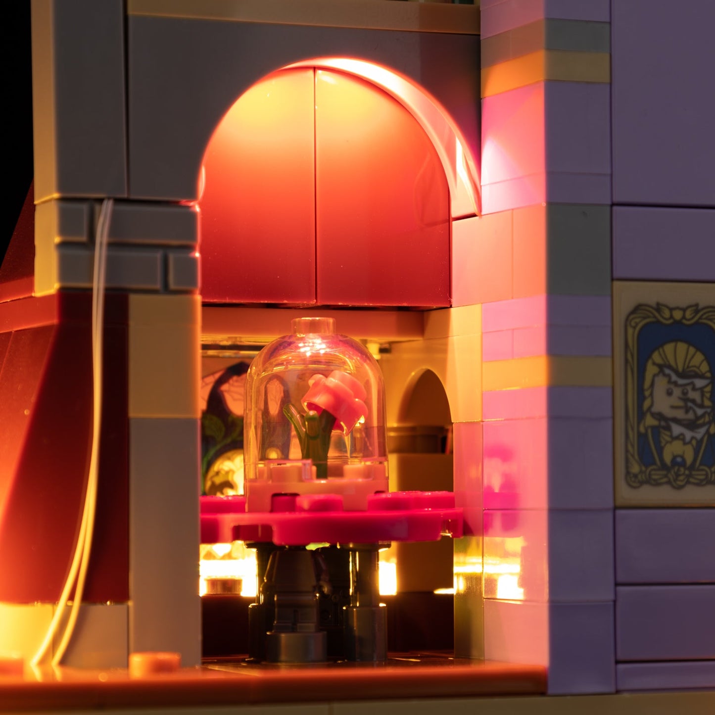 Light Kit For LEGO Beauty and the Beast Castle 43263 - 43263-Beauty-and-the-Beast-Castle-10-details