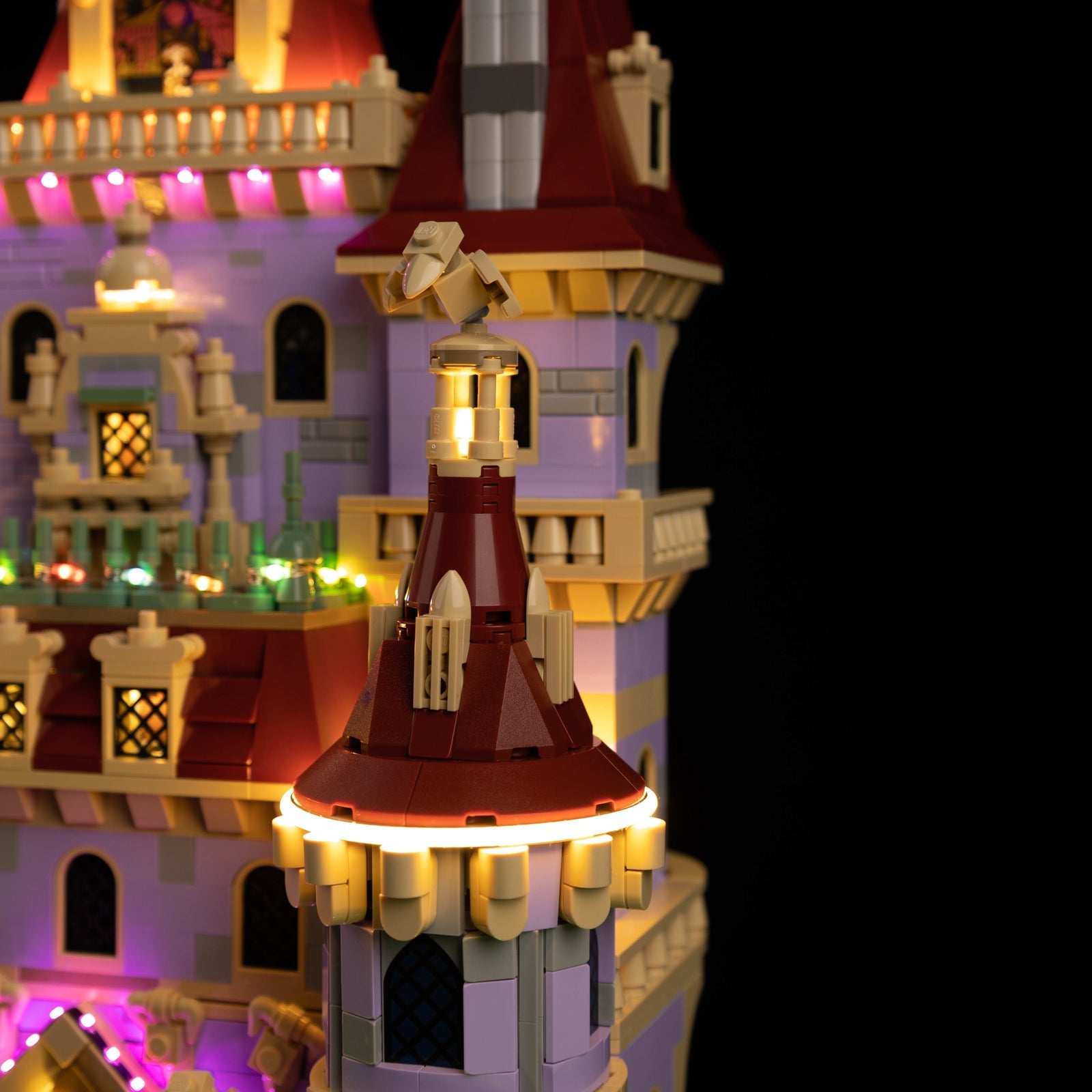 Light Kit For LEGO Beauty and the Beast Castle 43263 - 43263-Beauty-and-the-Beast-Castle-13-details
