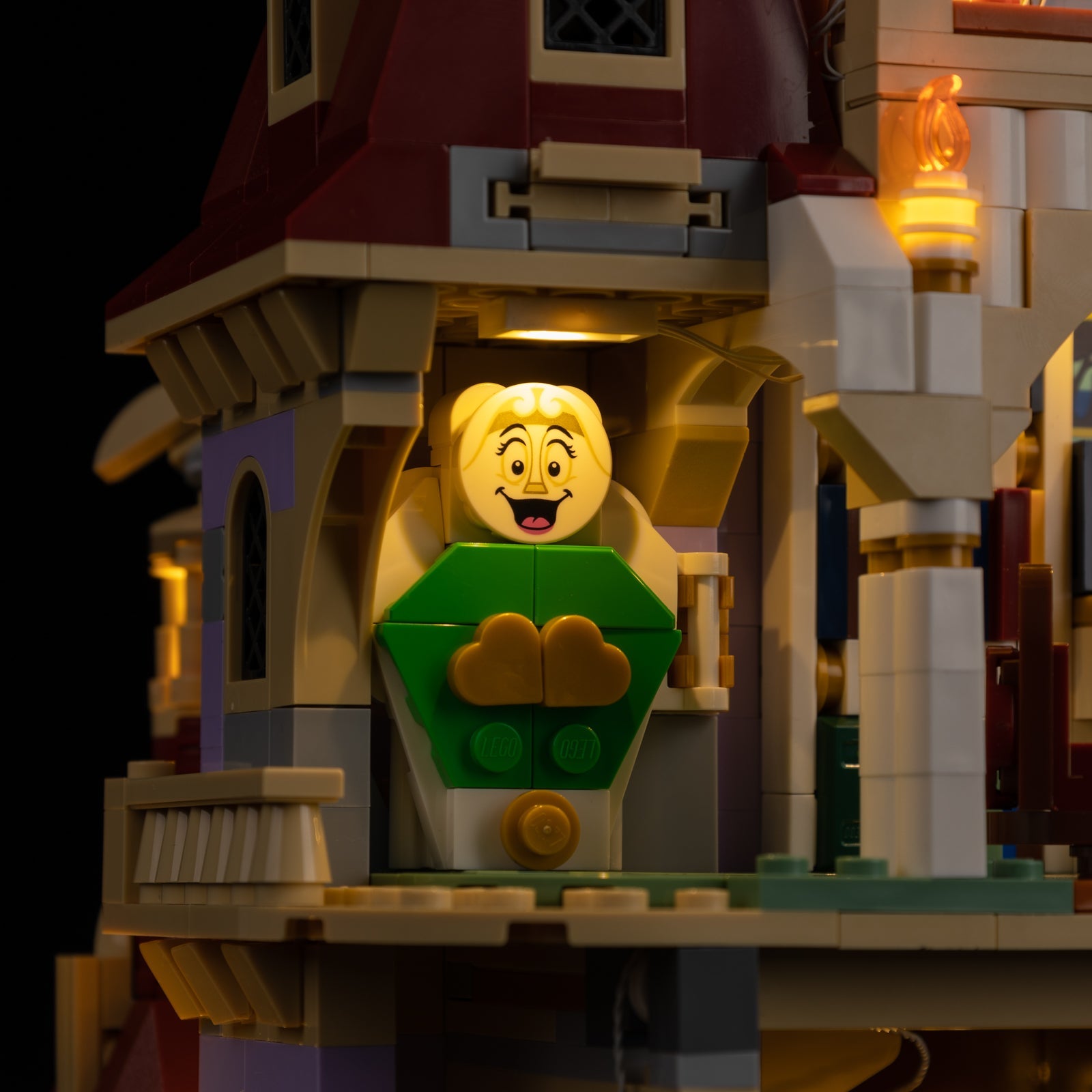 Light Kit For LEGO Beauty and the Beast Castle 43263 - 43263-Beauty-and-the-Beast-Castle-14-details