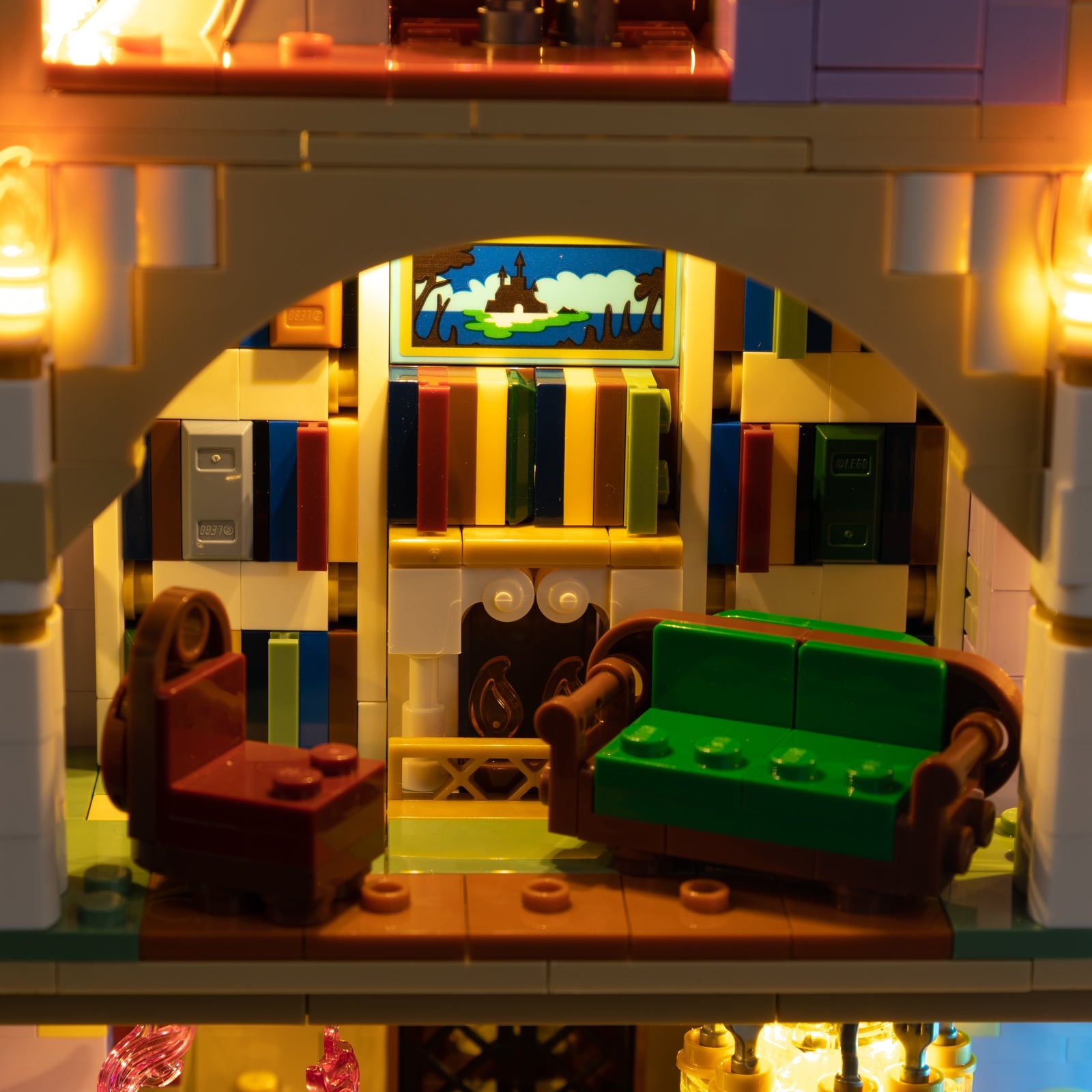 Light Kit For LEGO Beauty and the Beast Castle 43263 - 43263-Beauty-and-the-Beast-Castle-15-details