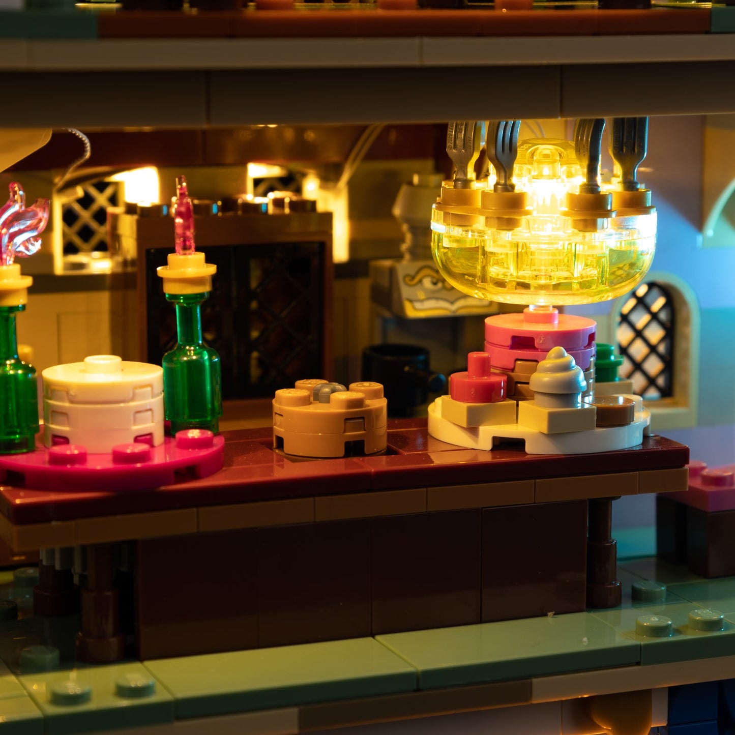 Light Kit For LEGO Beauty and the Beast Castle 43263 - 43263-Beauty-and-the-Beast-Castle-17-details