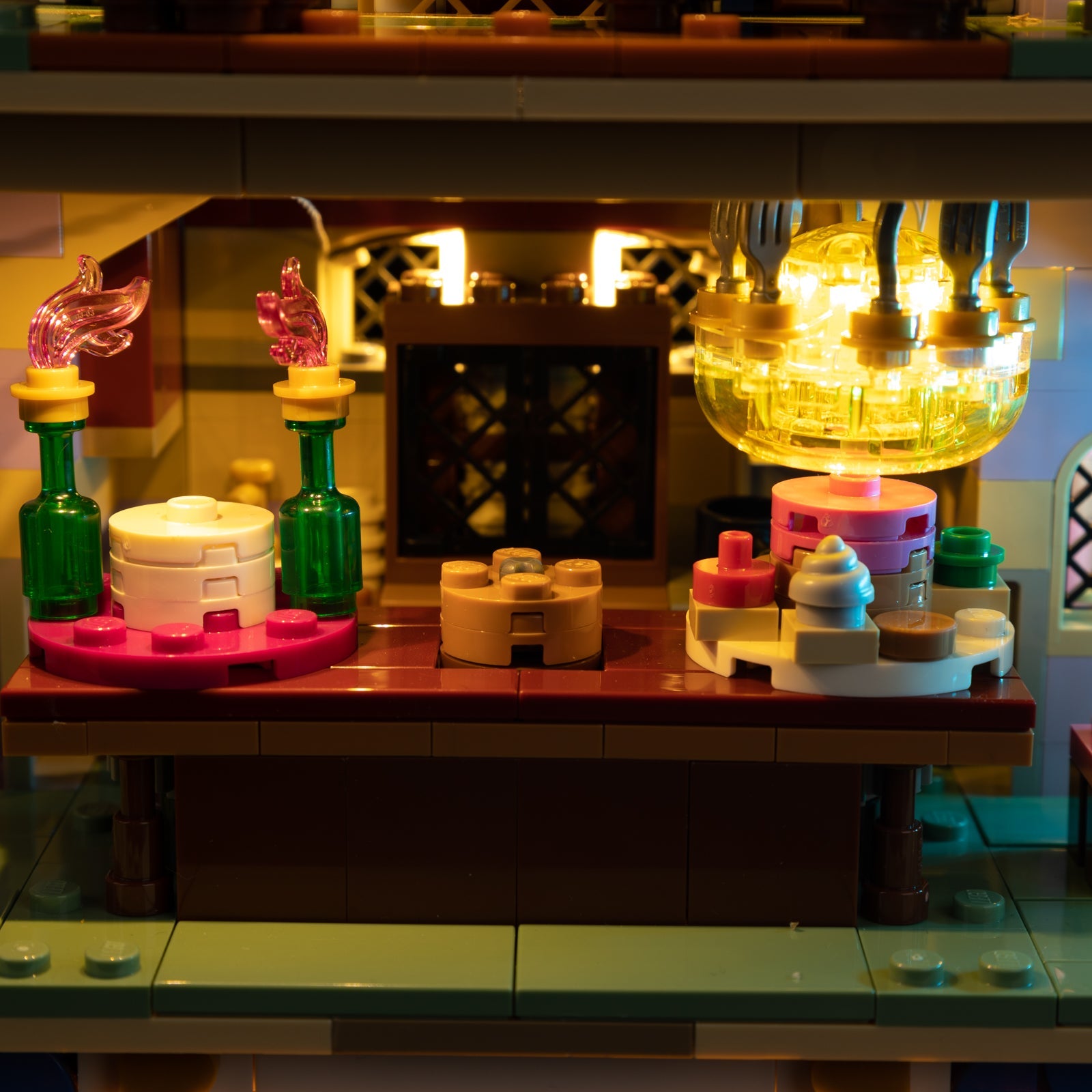 Light Kit For LEGO Beauty and the Beast Castle 43263 - 43263-Beauty-and-the-Beast-Castle-18-details